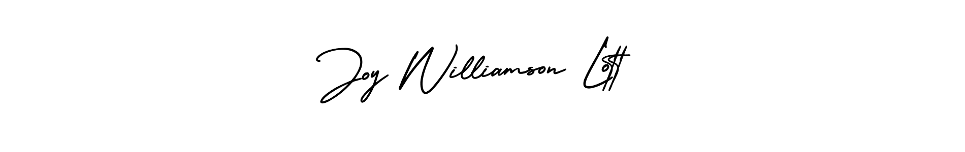 Also we have Joy Williamson Lott name is the best signature style. Create professional handwritten signature collection using AmerikaSignatureDemo-Regular autograph style. Joy Williamson Lott signature style 3 images and pictures png