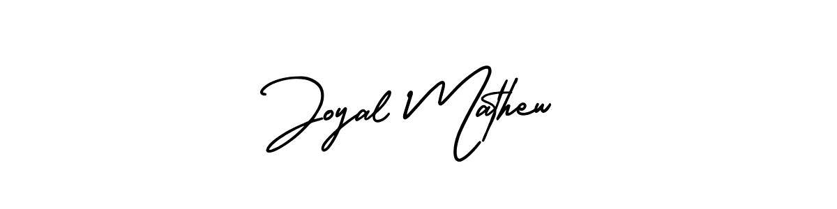 Create a beautiful signature design for name Joyal Mathew. With this signature (AmerikaSignatureDemo-Regular) fonts, you can make a handwritten signature for free. Joyal Mathew signature style 3 images and pictures png