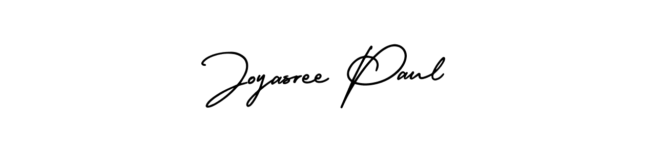 It looks lik you need a new signature style for name Joyasree Paul. Design unique handwritten (AmerikaSignatureDemo-Regular) signature with our free signature maker in just a few clicks. Joyasree Paul signature style 3 images and pictures png