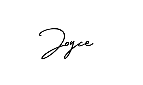 Joyce stylish signature style. Best Handwritten Sign (AmerikaSignatureDemo-Regular) for my name. Handwritten Signature Collection Ideas for my name Joyce. Joyce signature style 3 images and pictures png