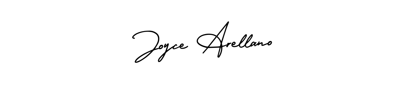 How to make Joyce Arellano name signature. Use AmerikaSignatureDemo-Regular style for creating short signs online. This is the latest handwritten sign. Joyce Arellano signature style 3 images and pictures png