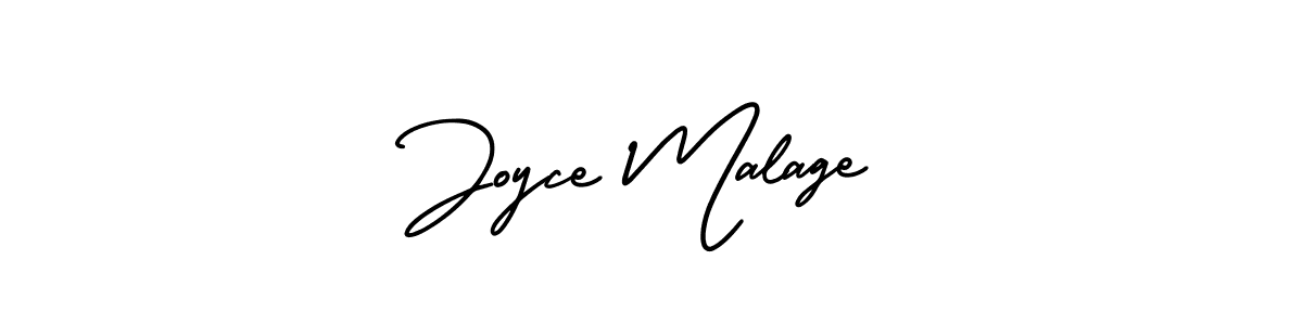 This is the best signature style for the Joyce Malage name. Also you like these signature font (AmerikaSignatureDemo-Regular). Mix name signature. Joyce Malage signature style 3 images and pictures png