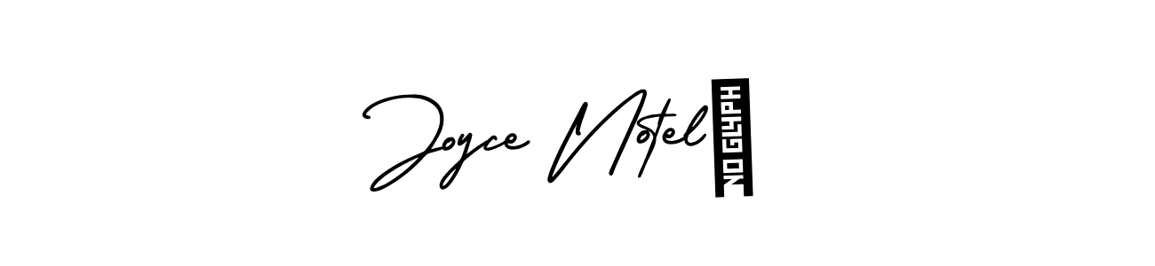 How to make Joyce Notelé signature? AmerikaSignatureDemo-Regular is a professional autograph style. Create handwritten signature for Joyce Notelé name. Joyce Notelé signature style 3 images and pictures png