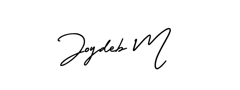 Check out images of Autograph of Joydeb M name. Actor Joydeb M Signature Style. AmerikaSignatureDemo-Regular is a professional sign style online. Joydeb M signature style 3 images and pictures png