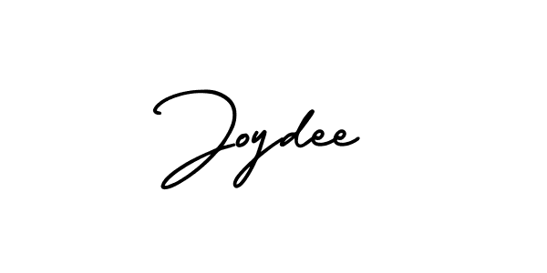 Use a signature maker to create a handwritten signature online. With this signature software, you can design (AmerikaSignatureDemo-Regular) your own signature for name Joydee. Joydee signature style 3 images and pictures png