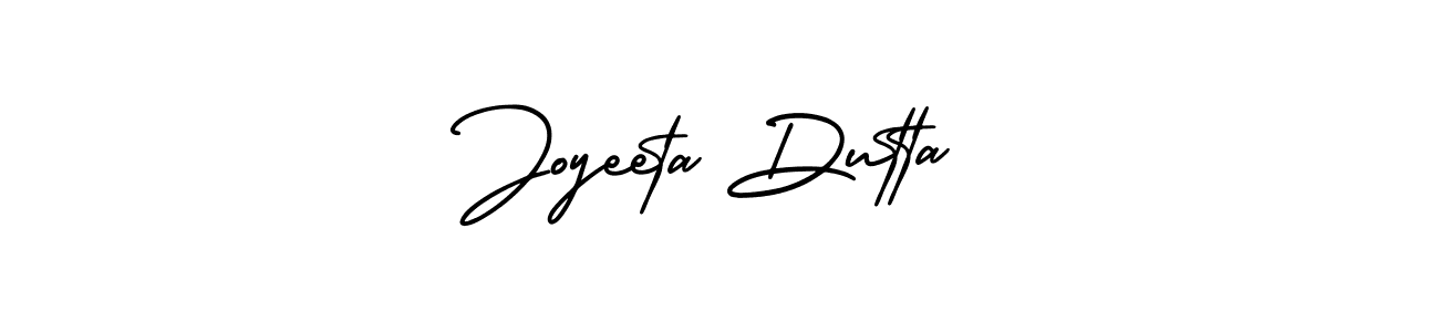 How to Draw Joyeeta Dutta signature style? AmerikaSignatureDemo-Regular is a latest design signature styles for name Joyeeta Dutta. Joyeeta Dutta signature style 3 images and pictures png