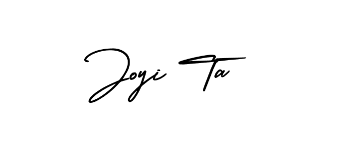 Also we have Joyi Ta name is the best signature style. Create professional handwritten signature collection using AmerikaSignatureDemo-Regular autograph style. Joyi Ta signature style 3 images and pictures png