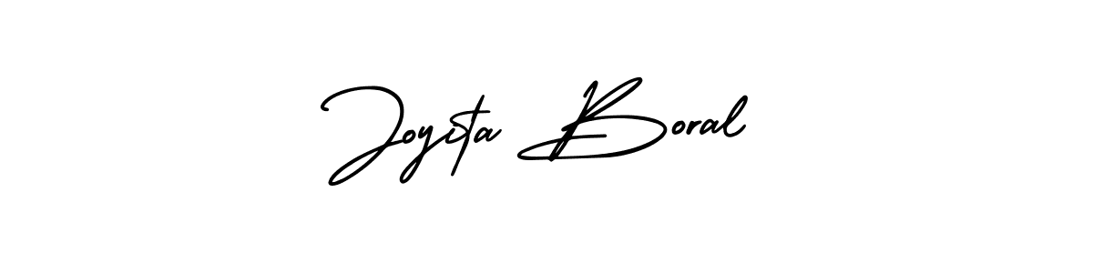 if you are searching for the best signature style for your name Joyita Boral. so please give up your signature search. here we have designed multiple signature styles  using AmerikaSignatureDemo-Regular. Joyita Boral signature style 3 images and pictures png