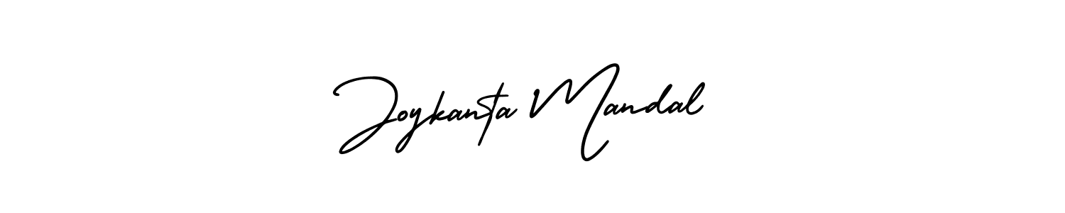 Make a beautiful signature design for name Joykanta Mandal. With this signature (AmerikaSignatureDemo-Regular) style, you can create a handwritten signature for free. Joykanta Mandal signature style 3 images and pictures png