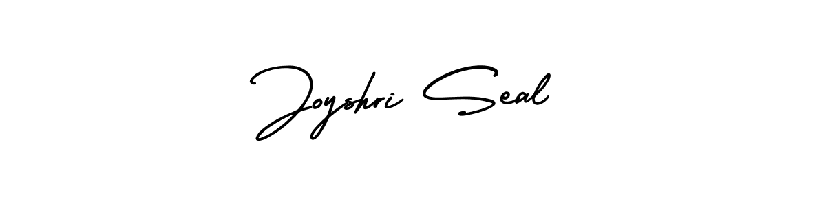 The best way (AmerikaSignatureDemo-Regular) to make a short signature is to pick only two or three words in your name. The name Joyshri Seal include a total of six letters. For converting this name. Joyshri Seal signature style 3 images and pictures png