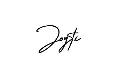 How to make Joyti signature? AmerikaSignatureDemo-Regular is a professional autograph style. Create handwritten signature for Joyti name. Joyti signature style 3 images and pictures png