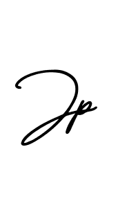 You should practise on your own different ways (AmerikaSignatureDemo-Regular) to write your name (Jp) in signature. don't let someone else do it for you. Jp signature style 3 images and pictures png