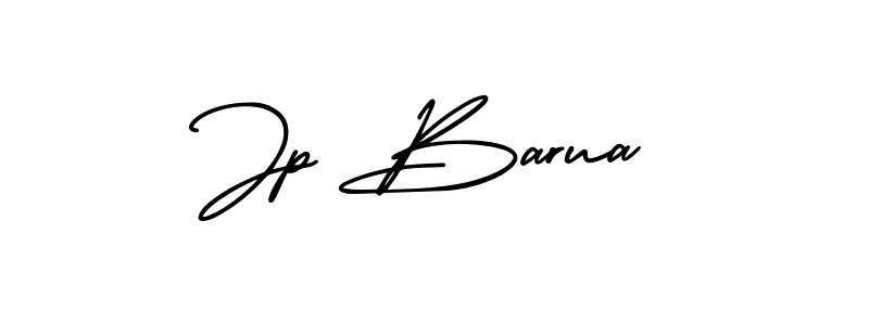 Also You can easily find your signature by using the search form. We will create Jp Barua name handwritten signature images for you free of cost using AmerikaSignatureDemo-Regular sign style. Jp Barua signature style 3 images and pictures png