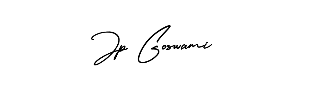 Similarly AmerikaSignatureDemo-Regular is the best handwritten signature design. Signature creator online .You can use it as an online autograph creator for name Jp Goswami. Jp Goswami signature style 3 images and pictures png