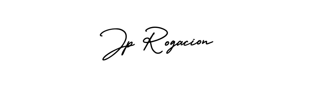 Make a beautiful signature design for name Jp Rogacion. With this signature (AmerikaSignatureDemo-Regular) style, you can create a handwritten signature for free. Jp Rogacion signature style 3 images and pictures png