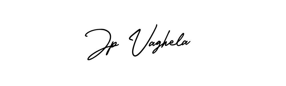 It looks lik you need a new signature style for name Jp Vaghela. Design unique handwritten (AmerikaSignatureDemo-Regular) signature with our free signature maker in just a few clicks. Jp Vaghela signature style 3 images and pictures png
