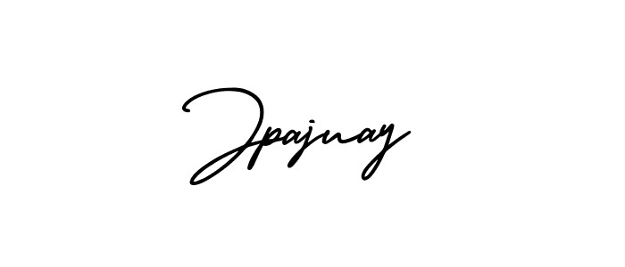 How to make Jpajuay name signature. Use AmerikaSignatureDemo-Regular style for creating short signs online. This is the latest handwritten sign. Jpajuay signature style 3 images and pictures png