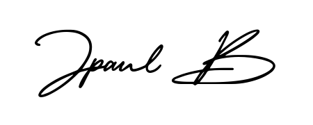 Also You can easily find your signature by using the search form. We will create Jpaul B name handwritten signature images for you free of cost using AmerikaSignatureDemo-Regular sign style. Jpaul B signature style 3 images and pictures png