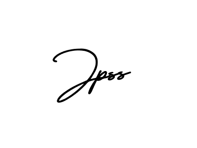 The best way (AmerikaSignatureDemo-Regular) to make a short signature is to pick only two or three words in your name. The name Jpss include a total of six letters. For converting this name. Jpss signature style 3 images and pictures png