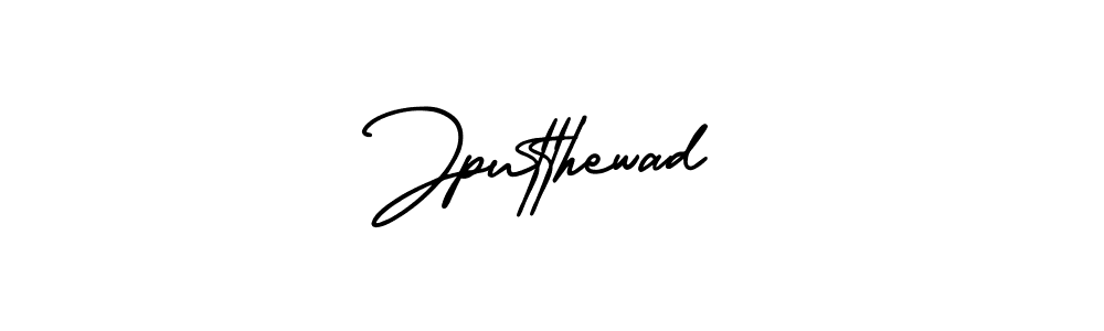 How to make Jputthewad signature? AmerikaSignatureDemo-Regular is a professional autograph style. Create handwritten signature for Jputthewad name. Jputthewad signature style 3 images and pictures png