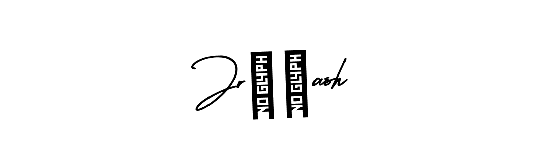 How to make Jr♥️ash name signature. Use AmerikaSignatureDemo-Regular style for creating short signs online. This is the latest handwritten sign. Jr♥️ash signature style 3 images and pictures png