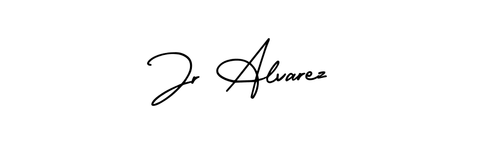 How to make Jr Alvarez signature? AmerikaSignatureDemo-Regular is a professional autograph style. Create handwritten signature for Jr Alvarez name. Jr Alvarez signature style 3 images and pictures png