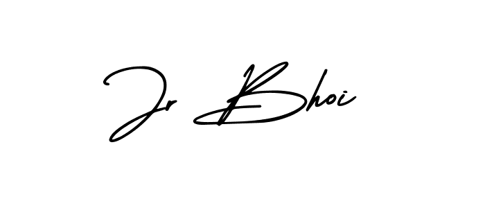 Design your own signature with our free online signature maker. With this signature software, you can create a handwritten (AmerikaSignatureDemo-Regular) signature for name Jr Bhoi. Jr Bhoi signature style 3 images and pictures png