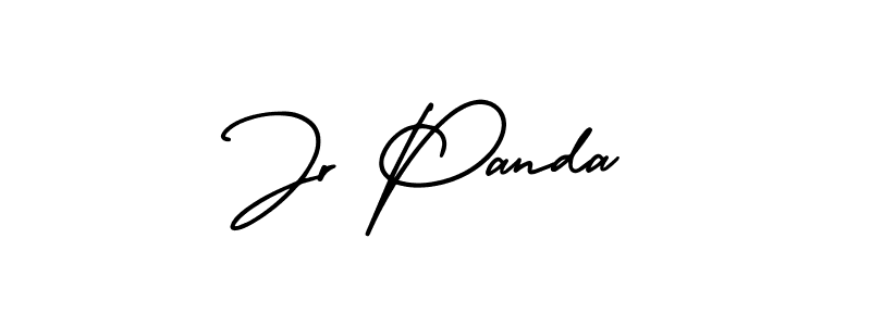 Make a beautiful signature design for name Jr Panda. With this signature (AmerikaSignatureDemo-Regular) style, you can create a handwritten signature for free. Jr Panda signature style 3 images and pictures png