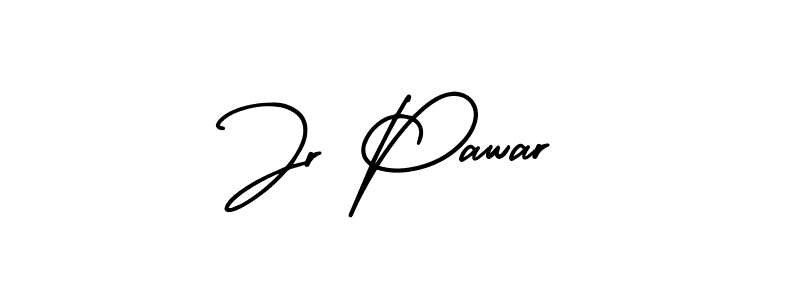 Make a beautiful signature design for name Jr Pawar. Use this online signature maker to create a handwritten signature for free. Jr Pawar signature style 3 images and pictures png