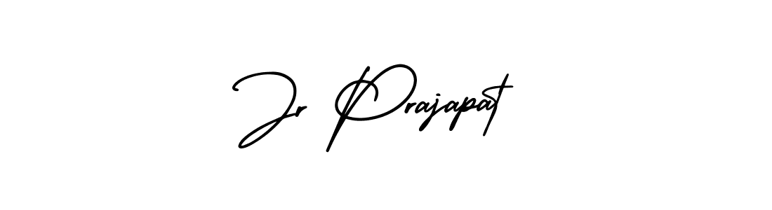 Also You can easily find your signature by using the search form. We will create Jr Prajapat name handwritten signature images for you free of cost using AmerikaSignatureDemo-Regular sign style. Jr Prajapat signature style 3 images and pictures png