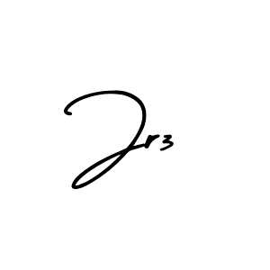 Jr3 stylish signature style. Best Handwritten Sign (AmerikaSignatureDemo-Regular) for my name. Handwritten Signature Collection Ideas for my name Jr3. Jr3 signature style 3 images and pictures png