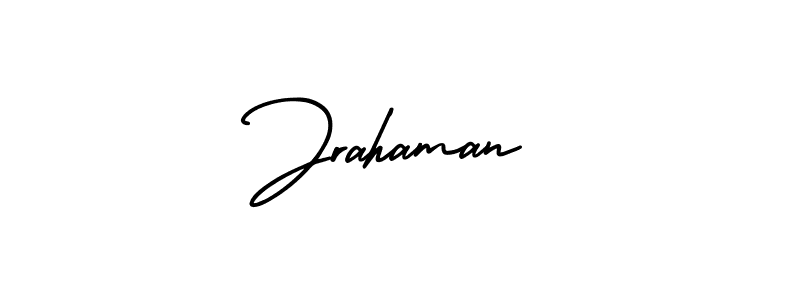 AmerikaSignatureDemo-Regular is a professional signature style that is perfect for those who want to add a touch of class to their signature. It is also a great choice for those who want to make their signature more unique. Get Jrahaman name to fancy signature for free. Jrahaman signature style 3 images and pictures png