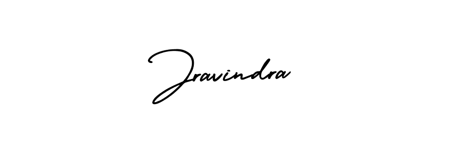 You should practise on your own different ways (AmerikaSignatureDemo-Regular) to write your name (Jravindra) in signature. don't let someone else do it for you. Jravindra signature style 3 images and pictures png