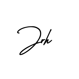 How to make Jrh name signature. Use AmerikaSignatureDemo-Regular style for creating short signs online. This is the latest handwritten sign. Jrh signature style 3 images and pictures png