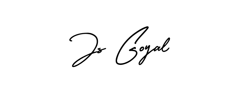 This is the best signature style for the Js Goyal name. Also you like these signature font (AmerikaSignatureDemo-Regular). Mix name signature. Js Goyal signature style 3 images and pictures png