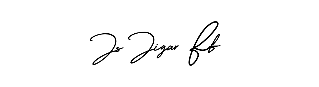 It looks lik you need a new signature style for name Js Jigar Ff. Design unique handwritten (AmerikaSignatureDemo-Regular) signature with our free signature maker in just a few clicks. Js Jigar Ff signature style 3 images and pictures png