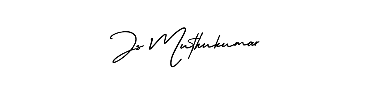 The best way (AmerikaSignatureDemo-Regular) to make a short signature is to pick only two or three words in your name. The name Js Muthukumar include a total of six letters. For converting this name. Js Muthukumar signature style 3 images and pictures png