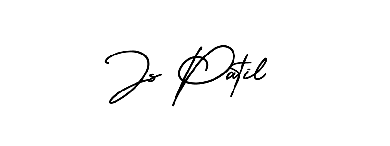 How to Draw Js Patil signature style? AmerikaSignatureDemo-Regular is a latest design signature styles for name Js Patil. Js Patil signature style 3 images and pictures png