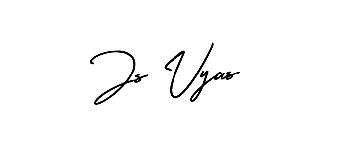 The best way (AmerikaSignatureDemo-Regular) to make a short signature is to pick only two or three words in your name. The name Js Vyas include a total of six letters. For converting this name. Js Vyas signature style 3 images and pictures png