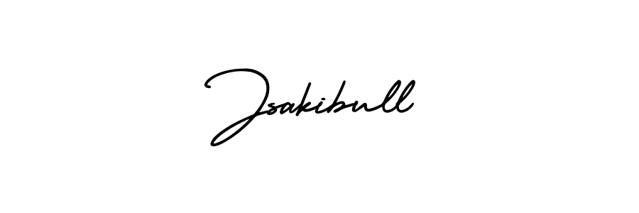 The best way (AmerikaSignatureDemo-Regular) to make a short signature is to pick only two or three words in your name. The name Jsakibull include a total of six letters. For converting this name. Jsakibull signature style 3 images and pictures png