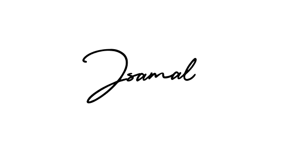 Make a beautiful signature design for name Jsamal. With this signature (AmerikaSignatureDemo-Regular) style, you can create a handwritten signature for free. Jsamal signature style 3 images and pictures png