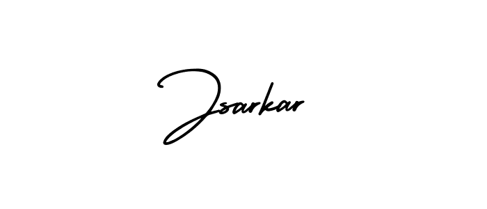 Create a beautiful signature design for name Jsarkar. With this signature (AmerikaSignatureDemo-Regular) fonts, you can make a handwritten signature for free. Jsarkar signature style 3 images and pictures png