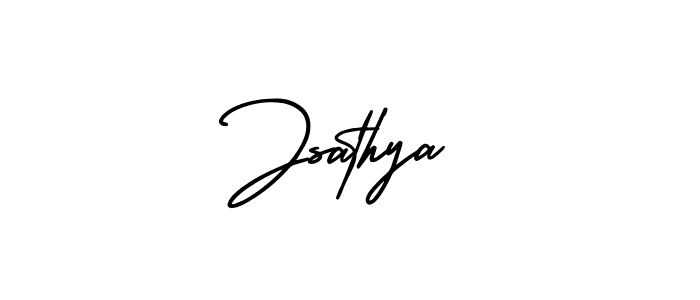 How to make Jsathya signature? AmerikaSignatureDemo-Regular is a professional autograph style. Create handwritten signature for Jsathya name. Jsathya signature style 3 images and pictures png