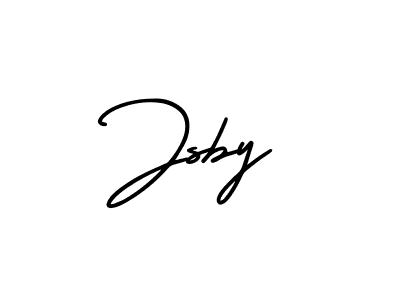 Design your own signature with our free online signature maker. With this signature software, you can create a handwritten (AmerikaSignatureDemo-Regular) signature for name Jsby. Jsby signature style 3 images and pictures png