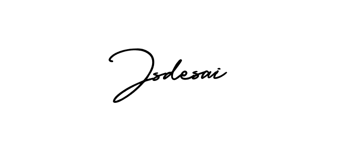 Jsdesai stylish signature style. Best Handwritten Sign (AmerikaSignatureDemo-Regular) for my name. Handwritten Signature Collection Ideas for my name Jsdesai. Jsdesai signature style 3 images and pictures png