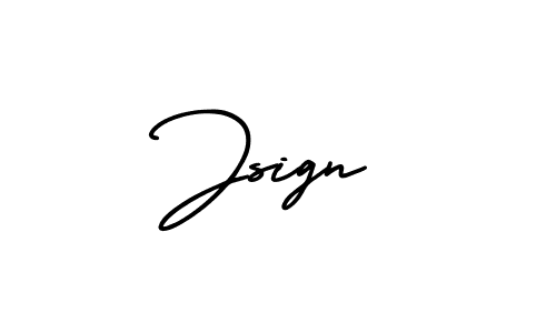 How to make Jsign name signature. Use AmerikaSignatureDemo-Regular style for creating short signs online. This is the latest handwritten sign. Jsign signature style 3 images and pictures png