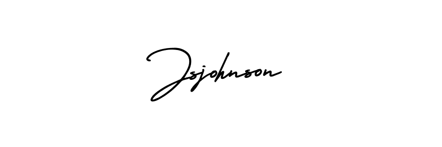 The best way (AmerikaSignatureDemo-Regular) to make a short signature is to pick only two or three words in your name. The name Jsjohnson include a total of six letters. For converting this name. Jsjohnson signature style 3 images and pictures png