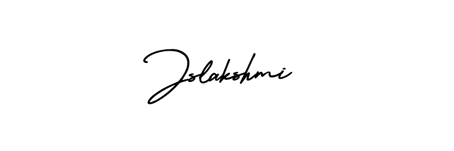 AmerikaSignatureDemo-Regular is a professional signature style that is perfect for those who want to add a touch of class to their signature. It is also a great choice for those who want to make their signature more unique. Get Jslakshmi name to fancy signature for free. Jslakshmi signature style 3 images and pictures png