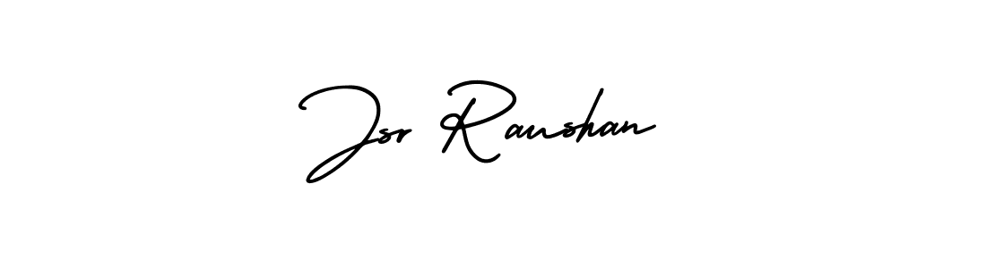 Also You can easily find your signature by using the search form. We will create Jsr Raushan name handwritten signature images for you free of cost using AmerikaSignatureDemo-Regular sign style. Jsr Raushan signature style 3 images and pictures png