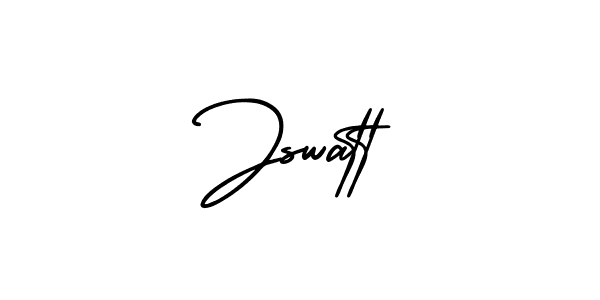 The best way (AmerikaSignatureDemo-Regular) to make a short signature is to pick only two or three words in your name. The name Jswatt include a total of six letters. For converting this name. Jswatt signature style 3 images and pictures png